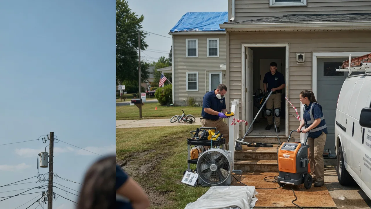 Water Damage Repair in Porterfield, WI near me